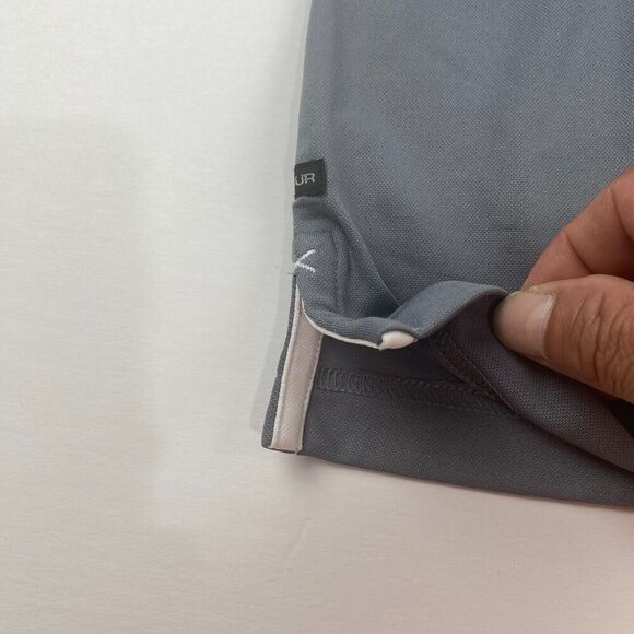 ON TOUR Dry Steel Gray Polo Women's Size Large New with Tags - Picture 4 of 11